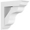 Ekena Millwork Standard Carmel Architectural Grade PVC Bracket With Traditional Ends, 5"W x 14"D x 14"H BKTP05X14X14CAR01 - alternate 1